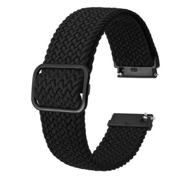 Imagem de Pulseiras de relógio BISONSTRAP Nylon 20mm ajustáveis para homens e mu