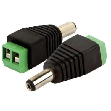 Imagem de Kit 10 Plug Conector P4 Macho Com Borne - F&L