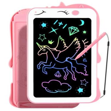 Imagem de Tablet de escrita LCD Teriph Unicorn Girl 8,5 polegadas para crianças 