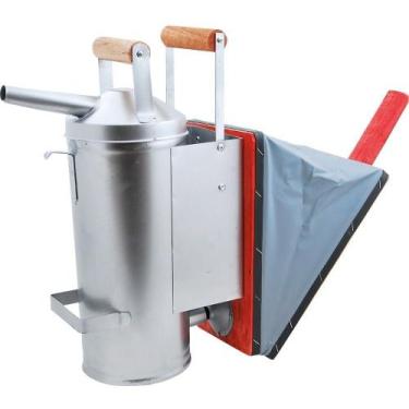 Imagem de Fumigador Galvanizado Para Apicultura Grande Zatti 