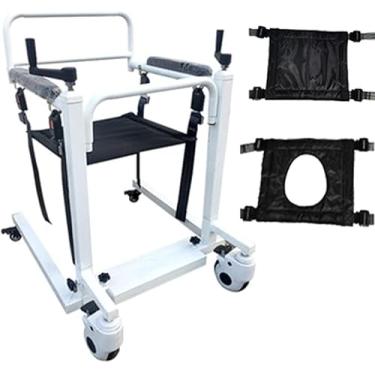 Imagem de Elevador Paciente Portátil De Abyy, Cadeira De Rodas De Aço Do Transporte, Elevador Paciente Incapacitado Idoso Multifuncional Da Transferência Paciente Do Corpo Inteiro Com Assento-u, B