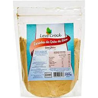 Imagem de Farinha De Grão De Bico Sem Glúten Leve Crock 200G