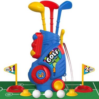 Imagem de Conjunto de golfe infantil Liberry com tapete de 2 a 5 anos com carrin