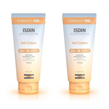 Imagem de Kit 2 Protetor Solar Corporal Isdin Gel Cream FPS 50+ 198g