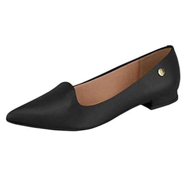 Imagem de Sapatilha Vizzano Feminina Salto Baixo Bico Fino Pelica Preto 01-1206.261.7286.15745 37