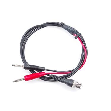 Imagem de Cabo coaxial BNC macho para plugue banana duplo ponta de teste para osciloscópio 1,2 m/119,9 cm