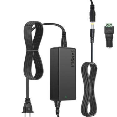 Imagem de SANSUN Fonte De Alimentação 24 V 3 A, Conversor Ca 120 Para Cc 12 5,5 X 2,1 Mm, Driver Led V, Transformador Adaptador 72 W Luzes Tira, Câmeras Vigilância, Hd Externo, Monitor, Cftv (1)