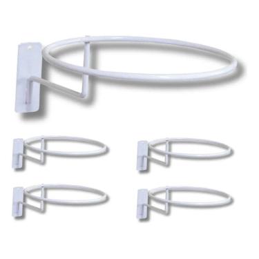 Imagem de 2X Kit 05 Suporte Parede Bola Futebol Basquete Volei + Paraf