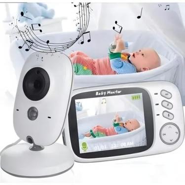 Imagem de Camêra De Segurança Babá Eletrônica Baby Monitor VB603 Mede Temperatur