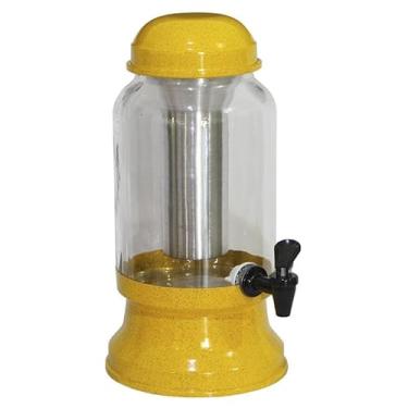 Imagem de Suqueira Barrica Vidro 3,2 Lt Porta Gelo(Amarelo Pig)