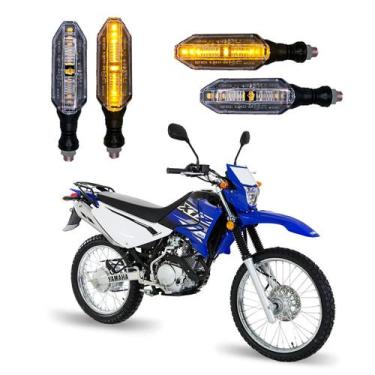 Imagem de KIT 4 Setas Esportivas Pisca de Led Modelo P26 Para Moto XTZ 125 Ano 2