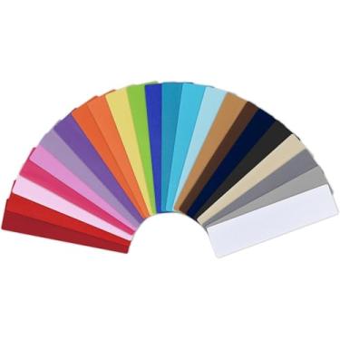 Imagem de Pacote com 22 faixas de cabelo femininas, antiderrapantes, faixas de cabelo femininas, inclui preto, branco, rosa, vermelho, roxo, azul, verde, amarelo, laranja, faixa de cabelo