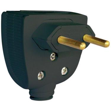 Imagem de Plugue 2p 10 Ampères Preto - 615850 - Pial Plug 2p 10a Preto 650651-615850 Pial Pial-plugues