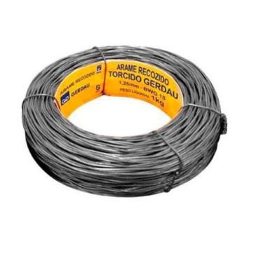 Imagem de Arame Recozido 1kg Torcido BWG 18 mm Cibra BWG - Gerdau