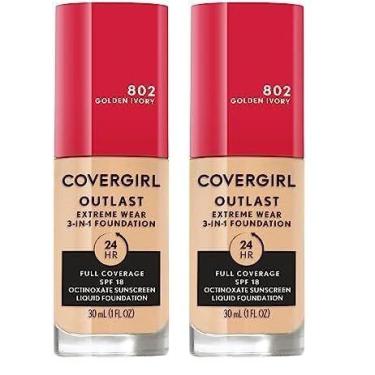 Imagem de Base líquida COVERGIRL Outlast Extreme Wear SPF 18