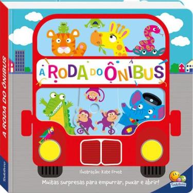 Imagem de Livro - Cantiga Empurre, Puxe e Abra: A Roda do Ônibus