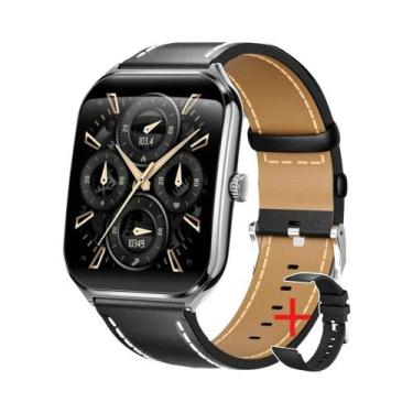 Imagem de Smartwatch Ultra Slim Masculino Com Tela AMOLED HD De 1,96 Polegadas, 