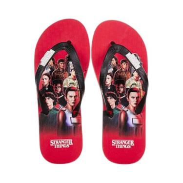 Imagem de Chinelo Netflix Stranger Things Team Vermelho - Unissex - Vermelho - 45/46