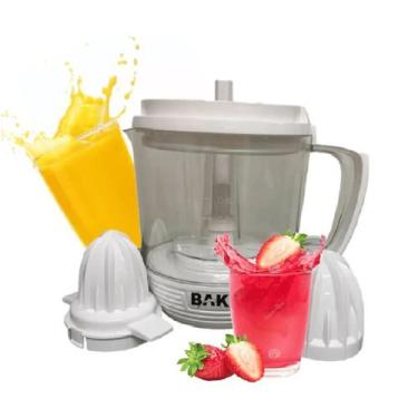 Imagem de Espremedor De Frutas Laranja Limão Eletrico 2 Bicos Preto 1,2L Bebidas