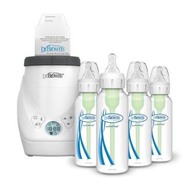 Imagem de Aquecedor de leite materno e mamadeiras Dr. Brown's Milk Spa com mamad