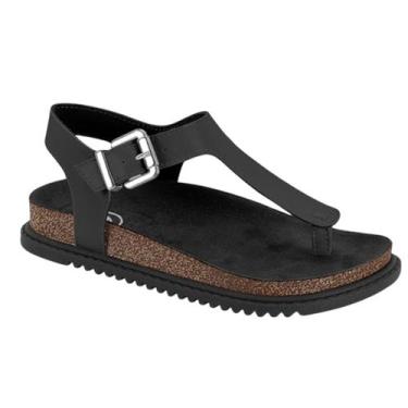 Imagem de Sandalia Infantil Menina Dedo Molekinha Original 2357112, Preto, 31