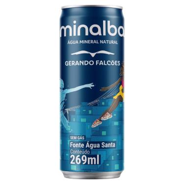 Imagem de ÁGUA MINERAL SEM GÁS MINALBA GERANDO FALCÕES 269ML