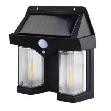 Imagem de Luz De Led Arandela Solar Parede Rústica Sensor De Presença BM-8529