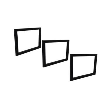 Imagem de Suporte Simples Prateleira Metalon-3 Peças- 20cm - Safira Casa e Decor