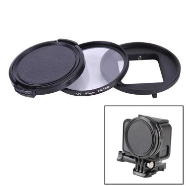 Imagem de Filtro UV 52mm para Lente das Câmeras GoPro 5, 6 e 7 Black