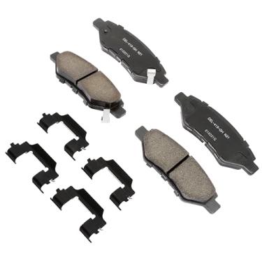Imagem de ACDelco Kit de pastilhas de freio a disco traseiro de cerâmica profissional 17D1337CHF1 com clipes