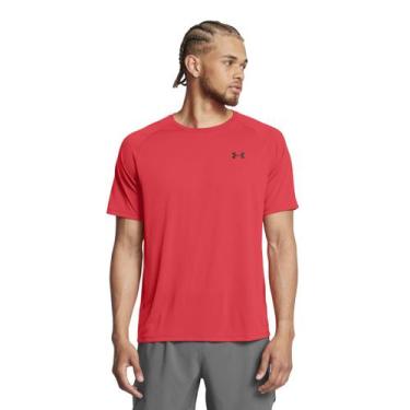 Imagem de Camiseta de Treino Masculina Under Armour Tech 2.0, Vermelho, M