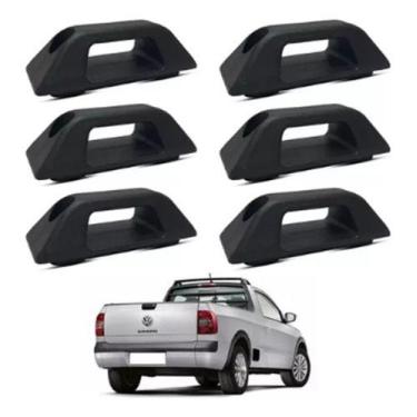 Imagem de Gancho Da Caçamba Saveiro G5 G6 G7 2010 até 2019 Kit 6 peças - Claupla