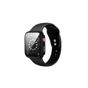 Imagem de Pulseira Silicone P/ APP Watch 40 mm Preto Liso Design Moderno