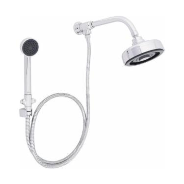 Imagem de Kit De Chuveiro Com Desviador + Ducha Manual Acqua Plus Cromado - Deca