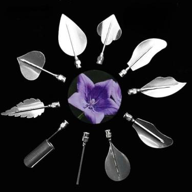 Imagem de 10 bocais de pudim + 1 ferramenta de seringa 3D, gelatina, gelatina, gelatina, ferramenta de arte, bocal da Rússia, ferramentas de decoração de bolos DIY (G)