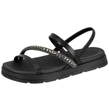 Imagem de Sandália Feminina Flatform Papete Conforto Casual Moleca