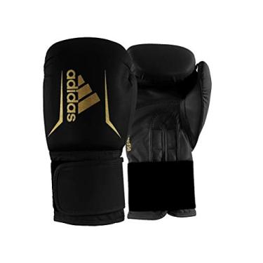 Imagem de Luva De Boxe Adidas Speed 50 Preto Com Dourado Tam.14Oz