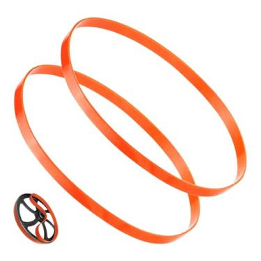 Imagem de Huarntwo Pneus de serra de fita de 23 cm x 1,2 cm x 0,241 cm compatíveis com Delta 28-150 BS100, Craftsman 137.21409 113.24458, Grizzly G1052, Black & Decker BDBS100 BS700, BS99 01, ProTech 3203 (2