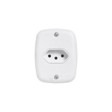 Imagem de Conjunto com 1 Tomada 2p+t 20a 250v, com Placa de Sobrepor - Pluzie