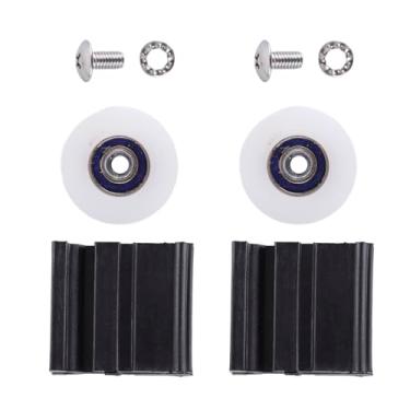 Imagem de Pssopp Kits de Rodas para Portas de Estufa, Rolos Duráveis ​​de Metal e Plástico, Fácil Instalação para Estufas de Salões, Peças Utilitárias de 22 Mm
