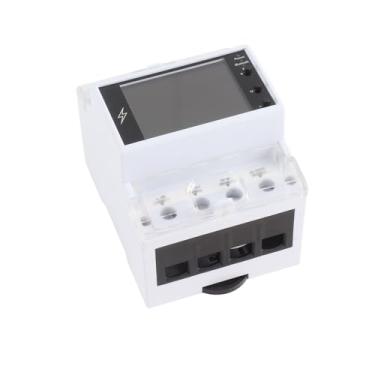 Imagem de Tomvorks Medidor de Energia, Monitor de Energia Elétrica, Controlador de Monitor de Energia Wifi 100A 26,5KW, Tela LCD Montada Em Trilho DIN Controle de Aplicativo Móvel para