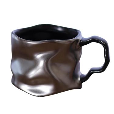 Imagem de Caneca de café de cerâmica borboleta grande fofa feita à mão grande xícara de chá feminina 590 ml xícara de chá feminina namorada presentes de dia das mães novidade irregular canecas grandes para chá