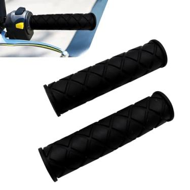 Imagem de Zikefest 2 Pegas de mão de motocicleta, punhos de borracha antiderrapantes, guidão de empunhadura macia para alças de 22 mm/24 mm, universal para a maioria das motocicletas