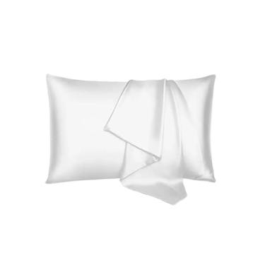 Imagem de Fronha de Cetim Anti Frizz 70x50 – Kit com 2 4 ou 6 Peças Fronhas para Cabelo Cacheado e Pele Macia (Branco,06 fronhas (03 pares))