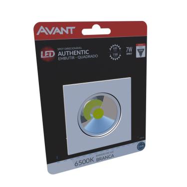 Imagem de Spot Led Quadrado 7w Branco Branco 6500k