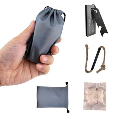 Imagem de LoDinpo Kit de iniciante Survival Fire – Haste de Ferro e Magnésio Fogão Compacto com Pederneira e Aço para Lareira Firestarter para Acampamento ao Ar Livre Bushcraft Caminhadas Aparelhos de