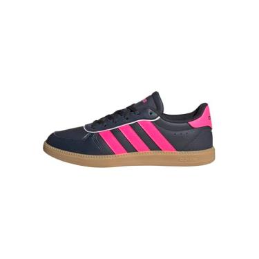 Imagem de adidas Tênis infantil unissex Breaknet elegante, Tinta aurora/rosa lúcido/chiclete, 18