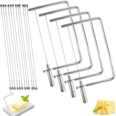 Imagem de Tábua de mármore de 12,7 cm, acessórios para fatiadores de queijo, faca de cozinha, componentes pequenos de cortador de queijo, ideal para fazer tábuas de cortar queijos para presentear, kit de