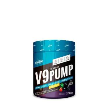Imagem de V9 pump pre treino 300g sabor açai e guarana sharkpro