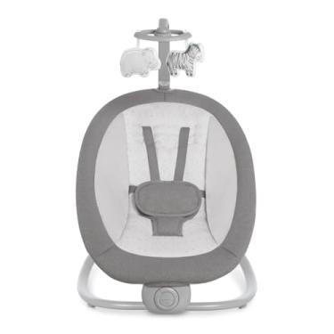 Imagem de Mastela Cadeira Infantil Musical E Vibratória Compact Cinza Claro - Até 9Kg